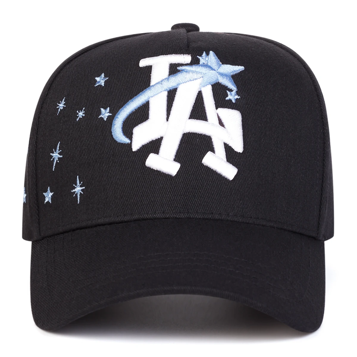 للجنسين LA نجوم التطريز قبعات البيسبول الربيع والخريف في الهواء الطلق قابل للتعديل قبعات عادية واقية من الشمس قبعة قبعة رياضية