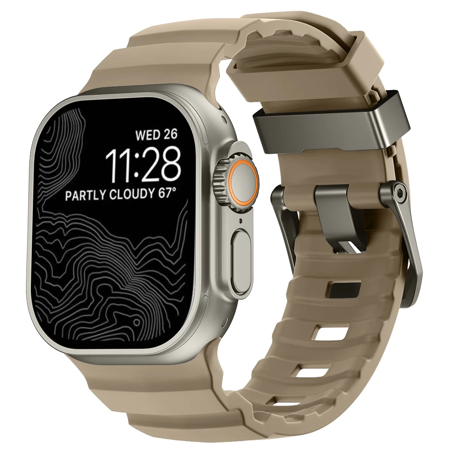NONE Trail Silikonarmband für Apple Watch Ultra 3 2 49 mm Armband 46 mm 45 mm 44 mm Sportarmband für iWatch Serie 11 10 Ultra 9 8 7 6 SE3 5