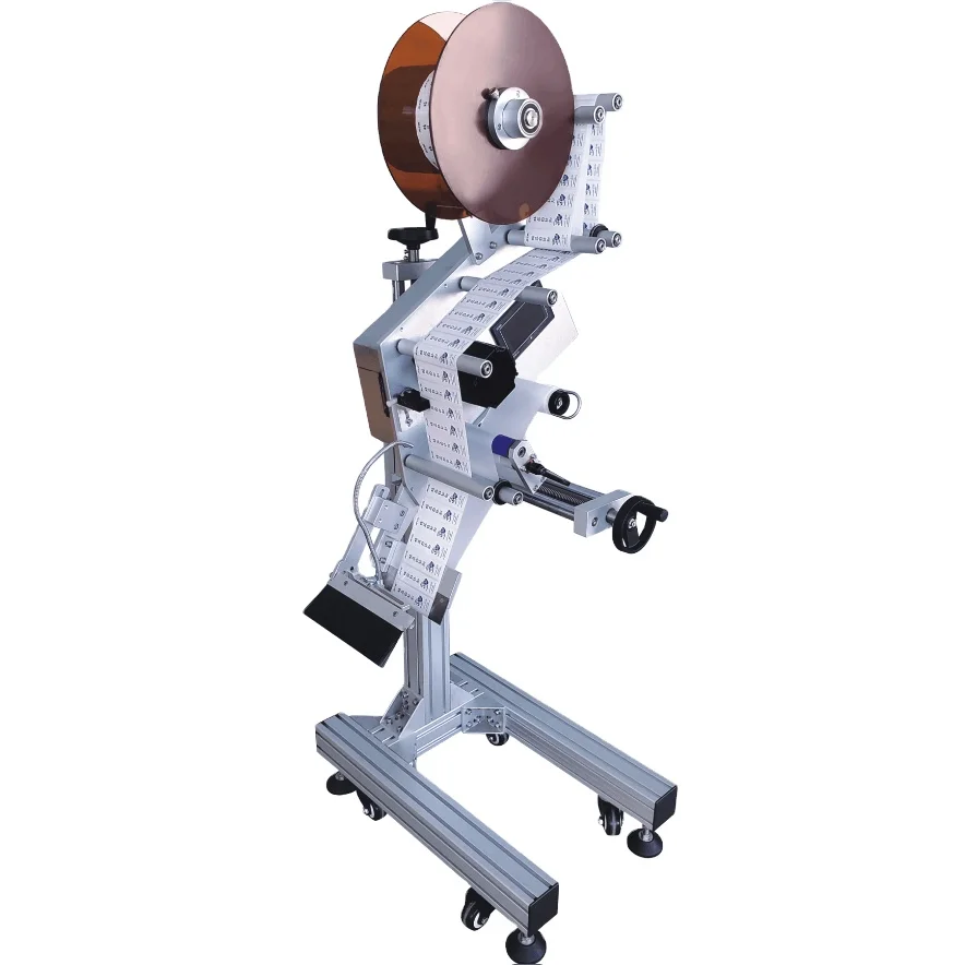 

High Performance Automatic Production Assembly Line Carton Paper Box Card Flat Surface Online Labeling Machine