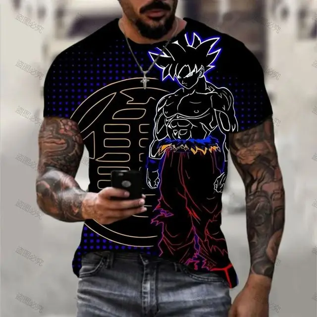 

Goku Majin Buu Dragon Ball Z Vegeta Men's T Shirt Streetwear Y2k Clothes Oversized 110-6XL Tops Gym New 2025 Summer Anime Tshirt