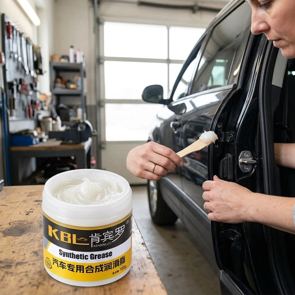 100g Synthetic Automotive Grease For Car Care Auto Grease Car Sunroof Track White Synthetic Grease Sunroof Track Lubricant