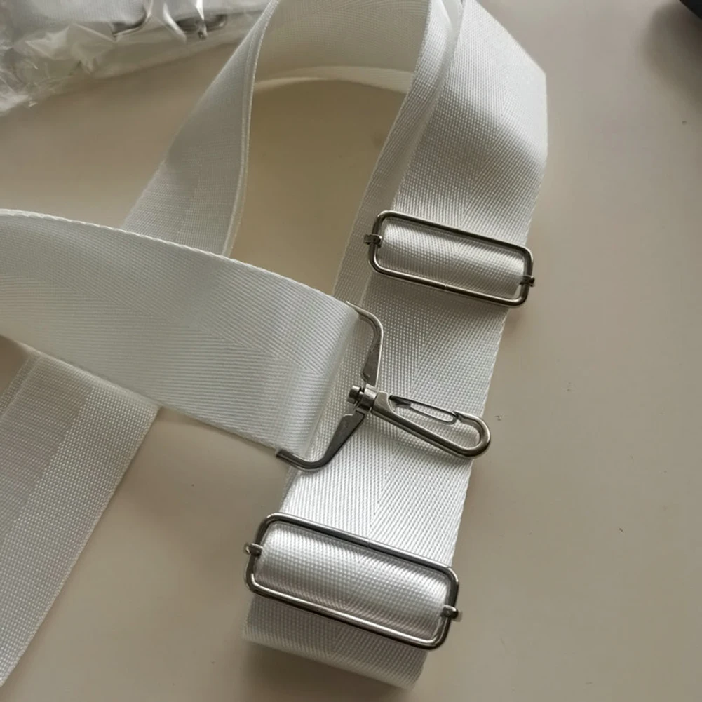 Reliable Tennis Net Center Strap with Adjustable Length and Stainless Steel Spring Hook for Tennis Net Stability