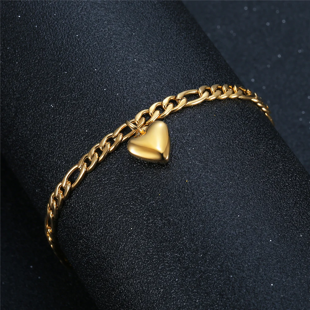 

Anklets For Woman Gold Color Stainless Steel Cuban Link Ankle Bracelets Summer 2022 Womens Fashion Leg Chain Beach Foot Jewelry