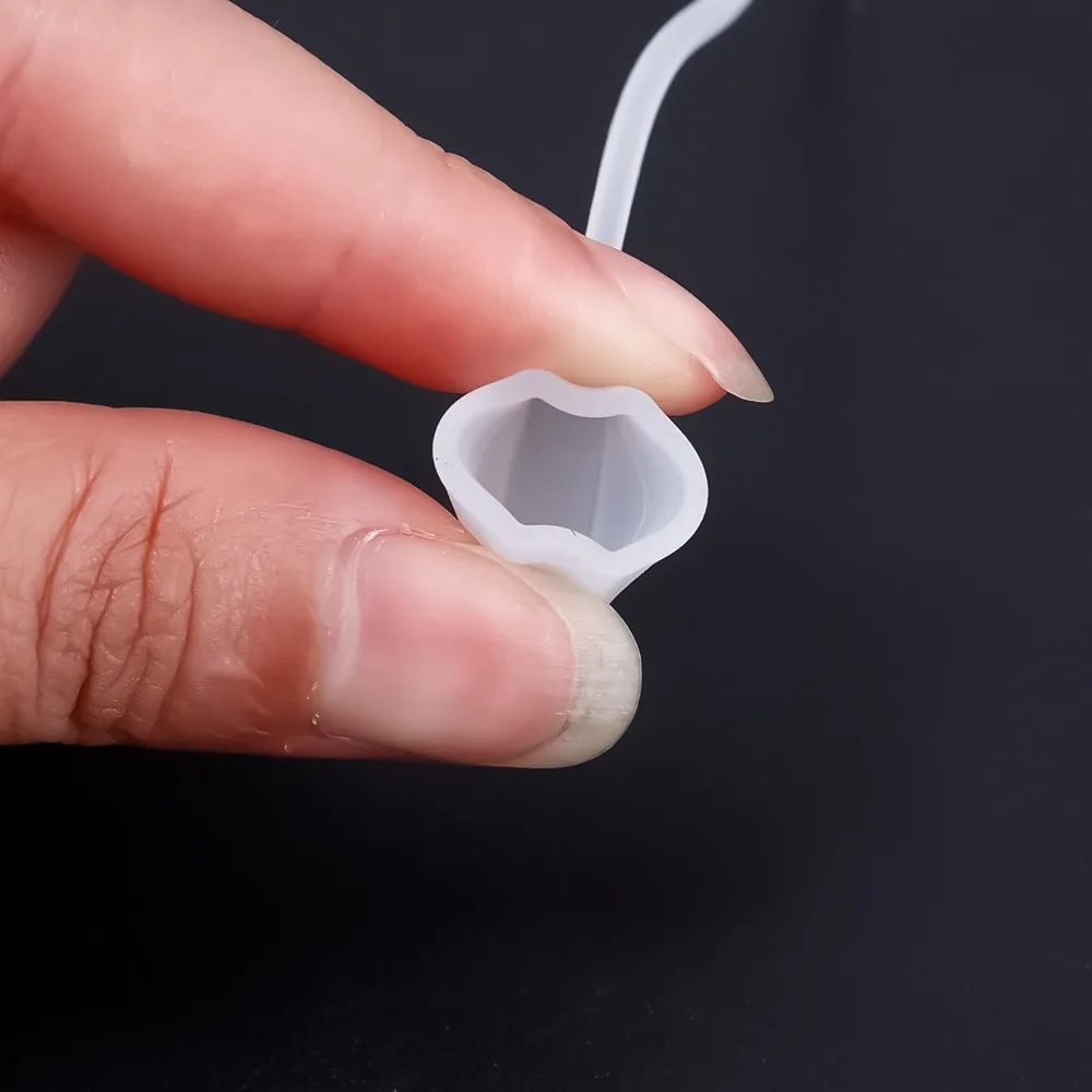 USB Type-C Charging Port Transparent Dust Plug with Rope Anti-Lost Dustproof Protector Cap Stopper Data Cable Type C Clear Cover