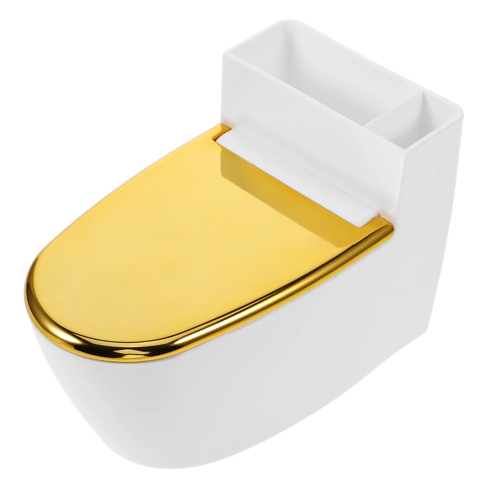 

Luxury Toilet Storage Container Mounted Storage Wall Mounted Ashtray Container Smoking Toilet Ashtray Holder Golden White