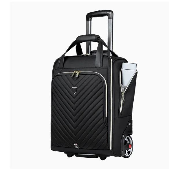 Wheeled Backpack For Travel 17.3 inch Laptop Cabin Underseat Luggage bags Men 17.3 Inch Laptop Trolley Bags Travel hand Luggage