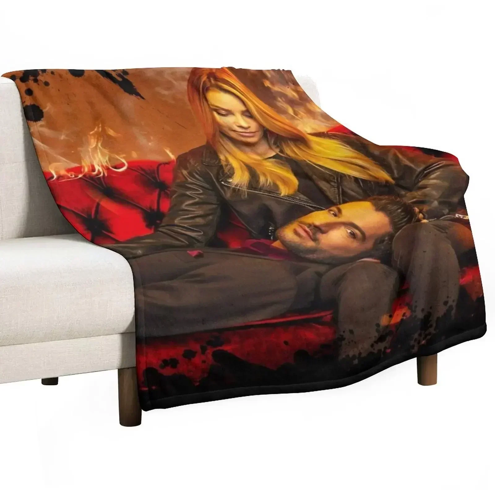 

LUCIFER Throw Blanket Hairys Bed Fashionable Blankets