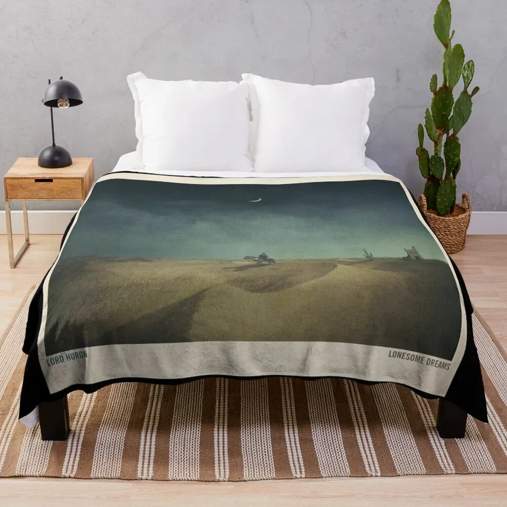 Lord Huron lonesome dreams Throw Blanket For Sofa Thin Soft Beds Vintage for winter Bed linens Blankets