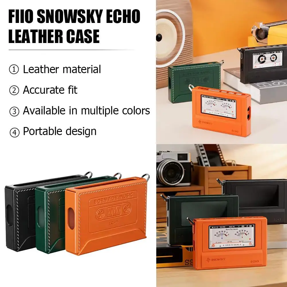 Protective Case For FiiO SnowSky ECHO Special Protective  Case Portable Easy To Disassemble Music Player Leather Case