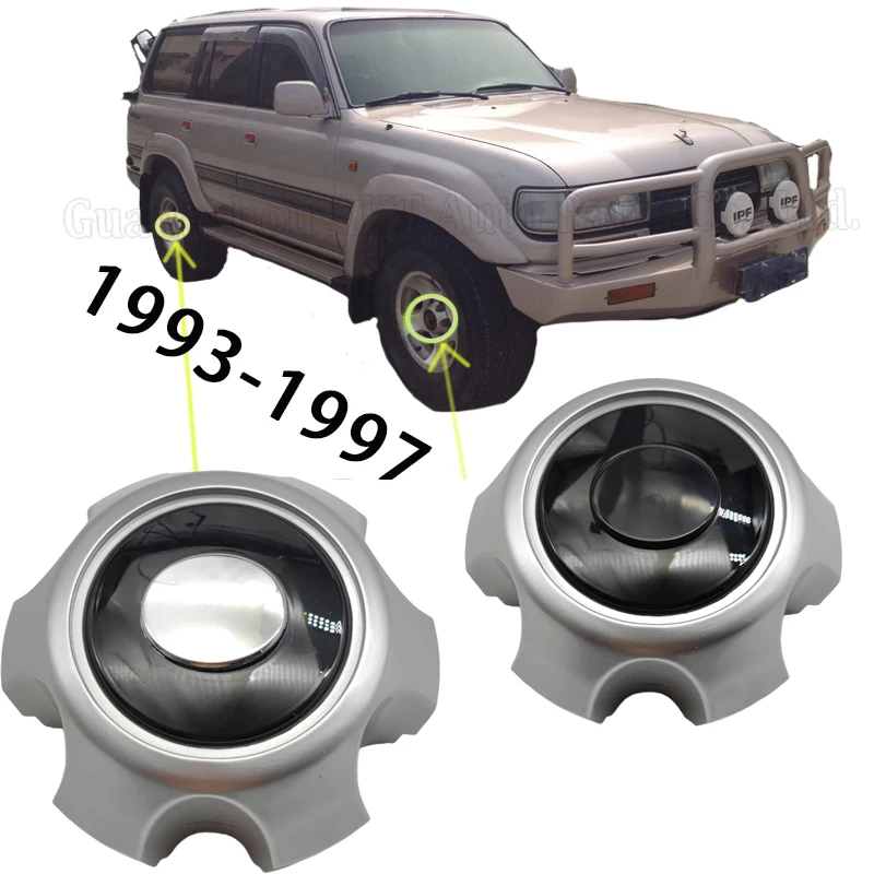 

Обод центральной крышки колеса для: TOYOTA Land Cruiser 80 FZJ80 HDJ81 HZJ81, центральная крышка колеса 42603-60200, черный, 1 шт.