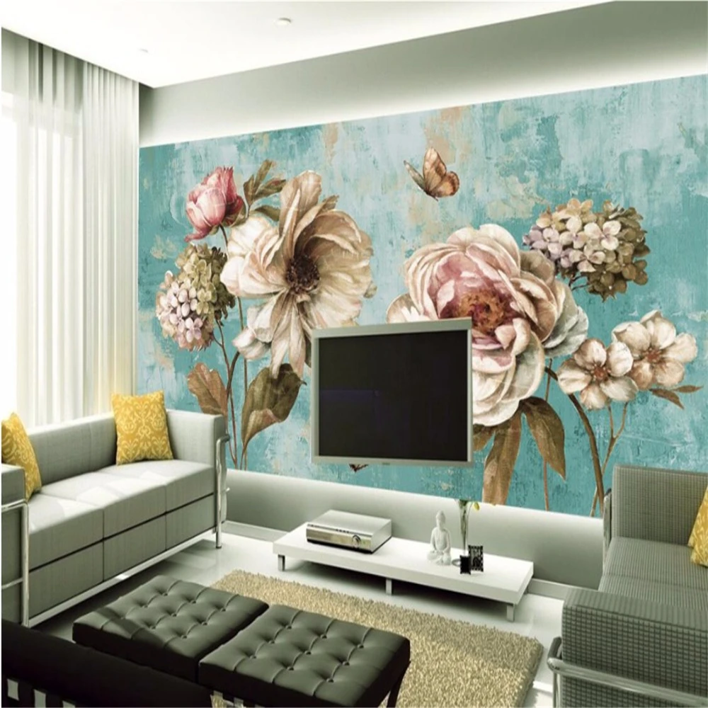 Custom papel de parede 3D Photo wallpaper for walls 3 d Painting Large Mural Wallpaper Living Rom Wall paper Coverings Stickers
