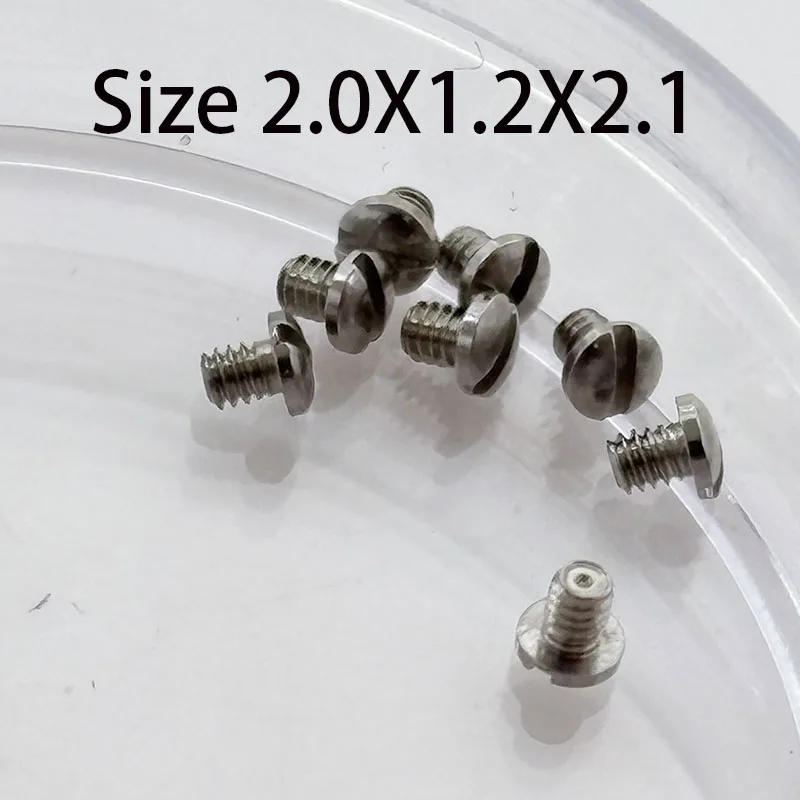 Watch front and rear cover screws, fixing screws, watch strap screws, quantity and size, purchase cap diameter 2.0X1.2X total le