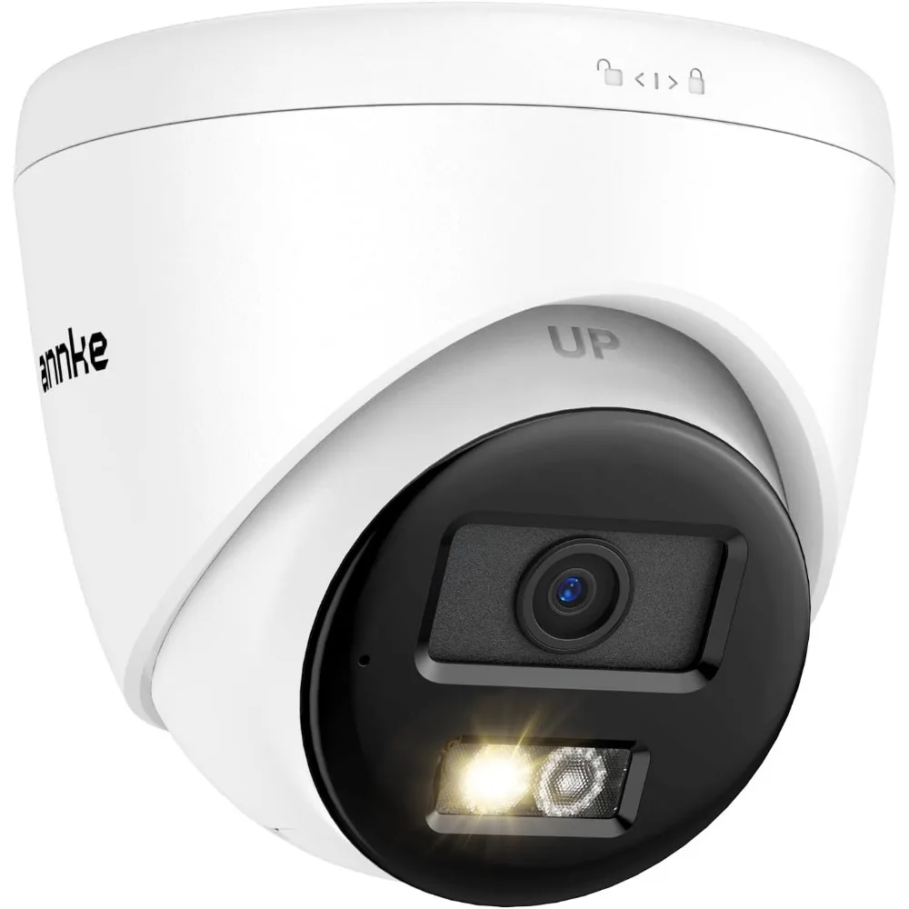 Strobe Flash Alarm Camera: Security, 2-Way Audio, Night Vision, Human Detection, Wide Angle, 24/7 Rec, Waterproof