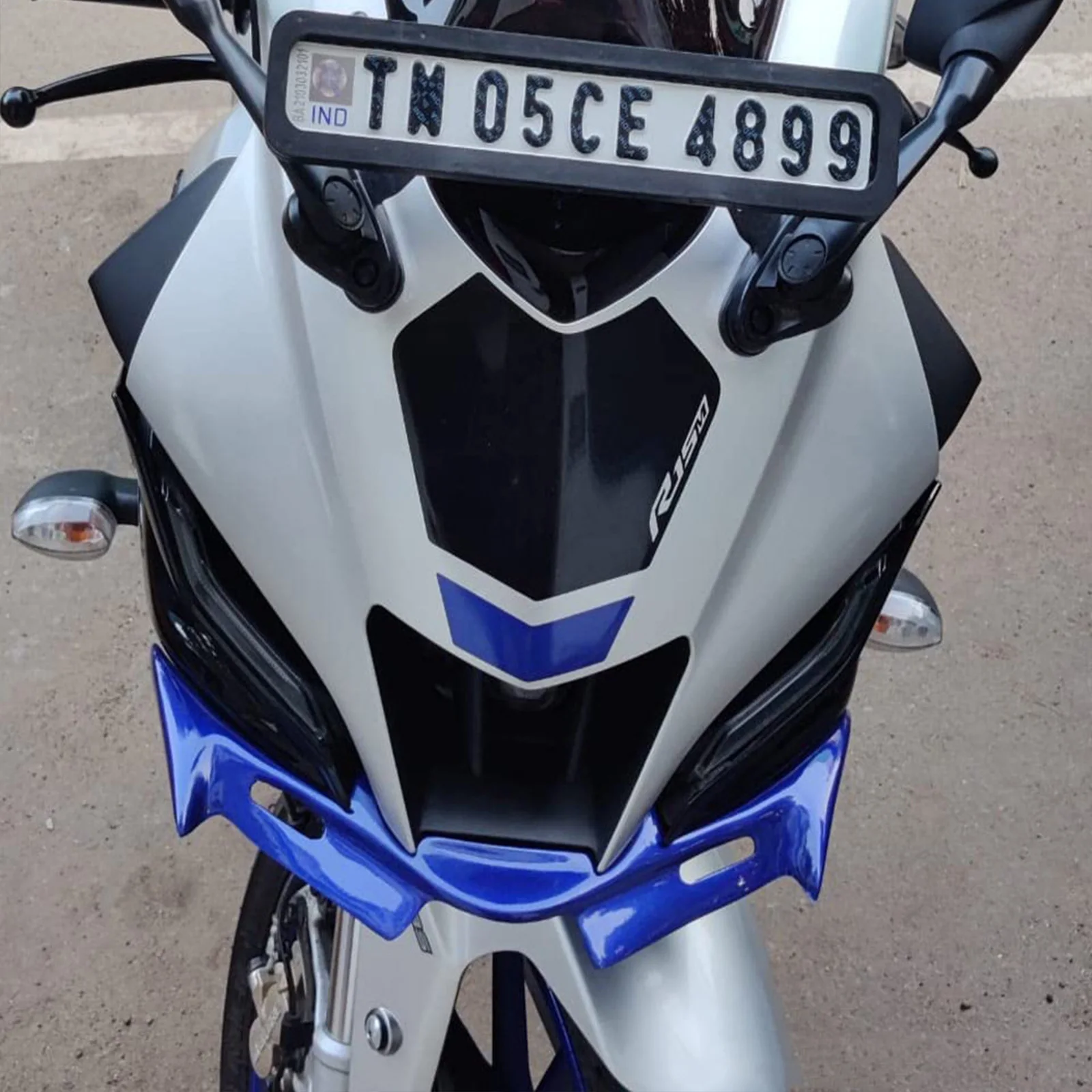 غطاء حماية الجناح الأمامي للدراجة النارية لياماها YZF R15 V4 R15M 2021 2022 2023 ملحقات أجنحة الديكور #2