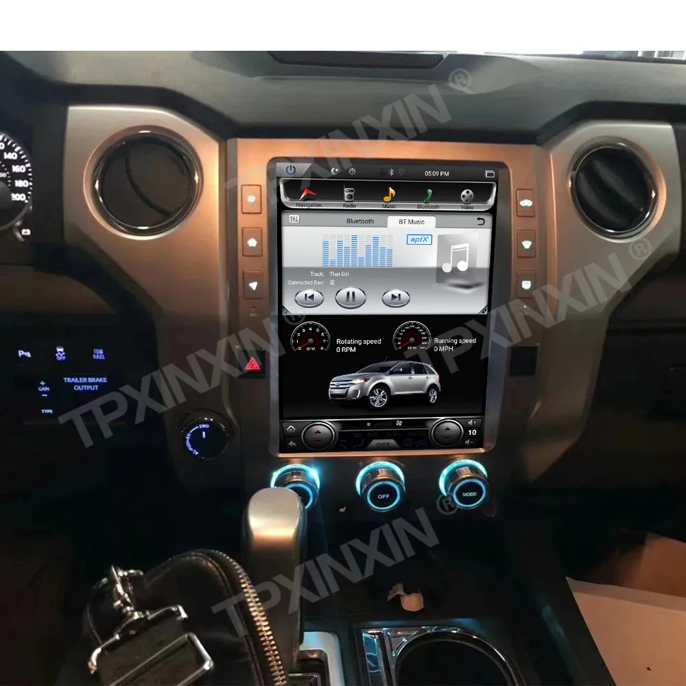 لتويوتا تندرا 2014-2020 راديو السيارة الاندورويد الوسائط المتعددة مشغل فيديو لاسلكي Carplay Autoradio ستيريو نظام تحديد المواقع والملاحة رئيس وحدة #2