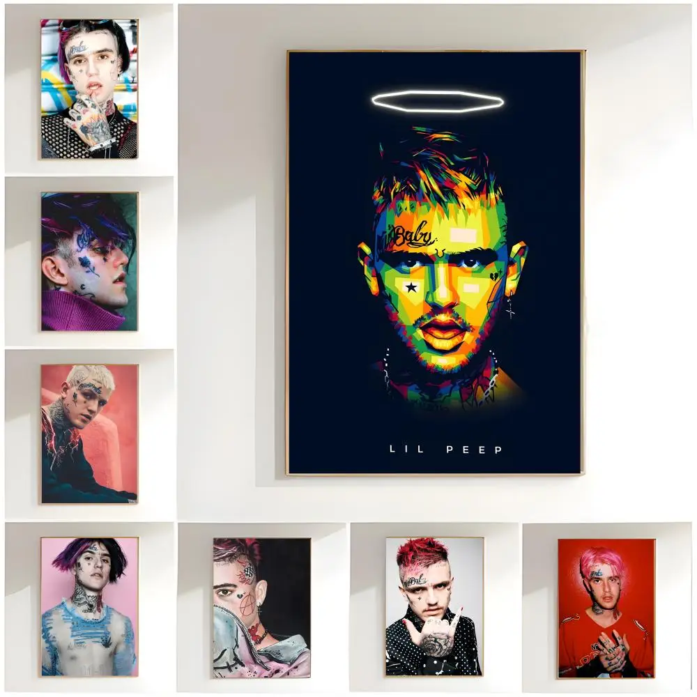 Lil Peep Hell Boy Poster Premium Wall Decor Modern Home Poster Unframed