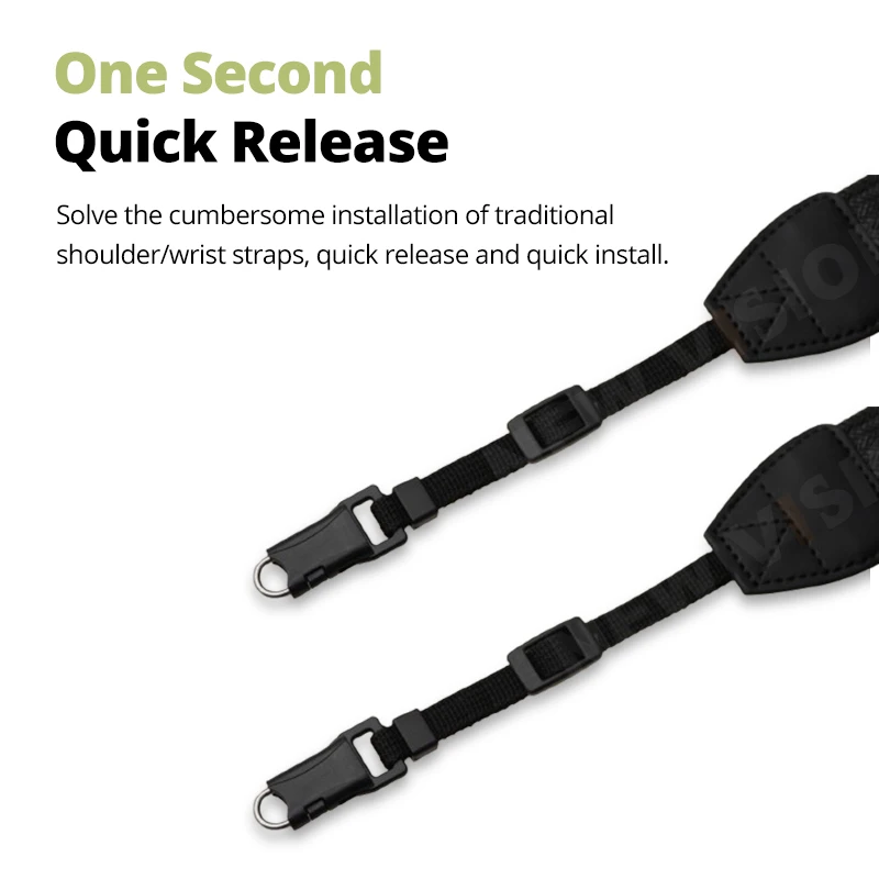 Ambitful Quick Release Camera Connector Buckle for Shoulder Strap Neck Wrist Sony Fujifilm SLR Nikon