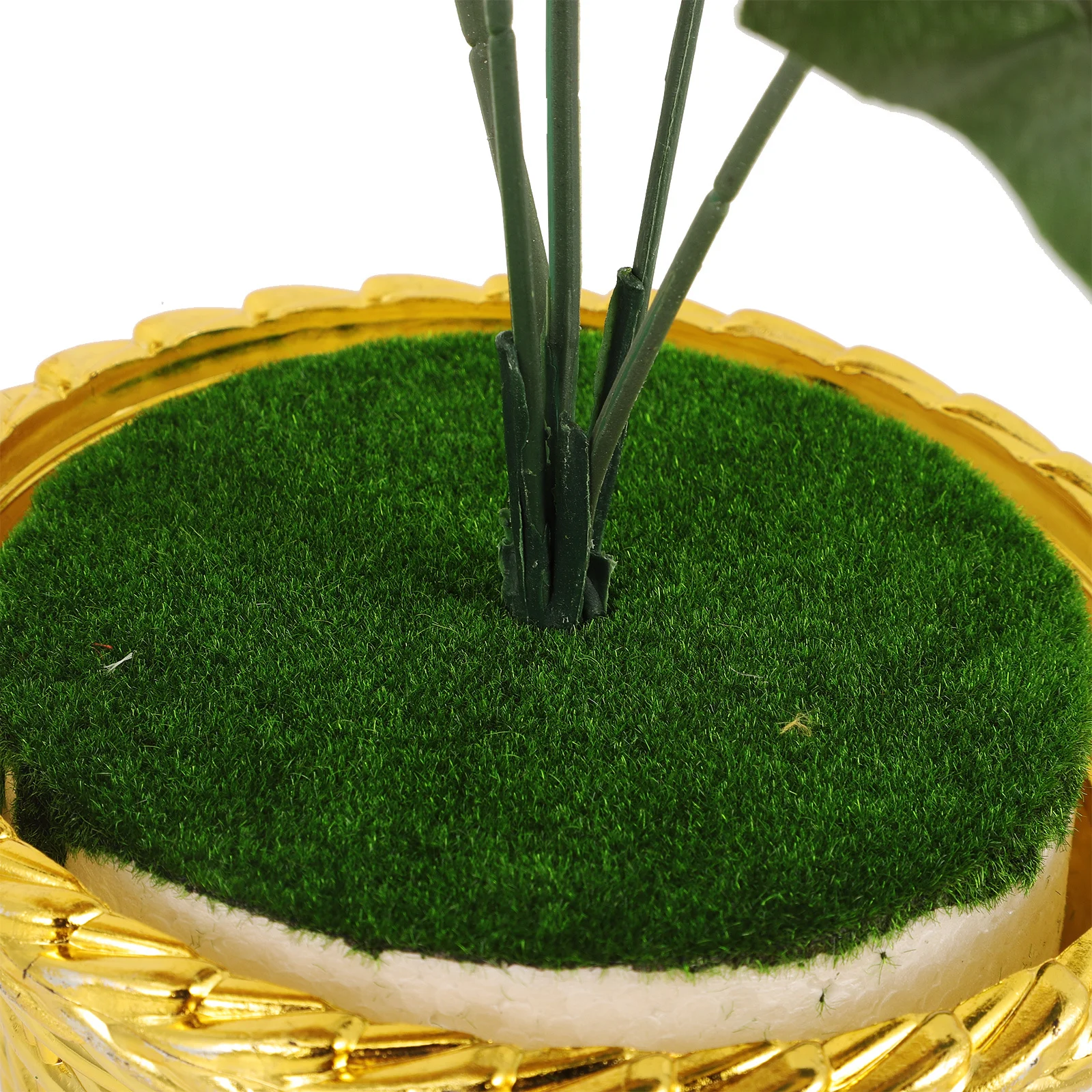 

Artificial Poinsettia Lifelike Faux Potted Flower Christmas Party Decor Fake Bonsai Adornment Festival Decoration Simulated