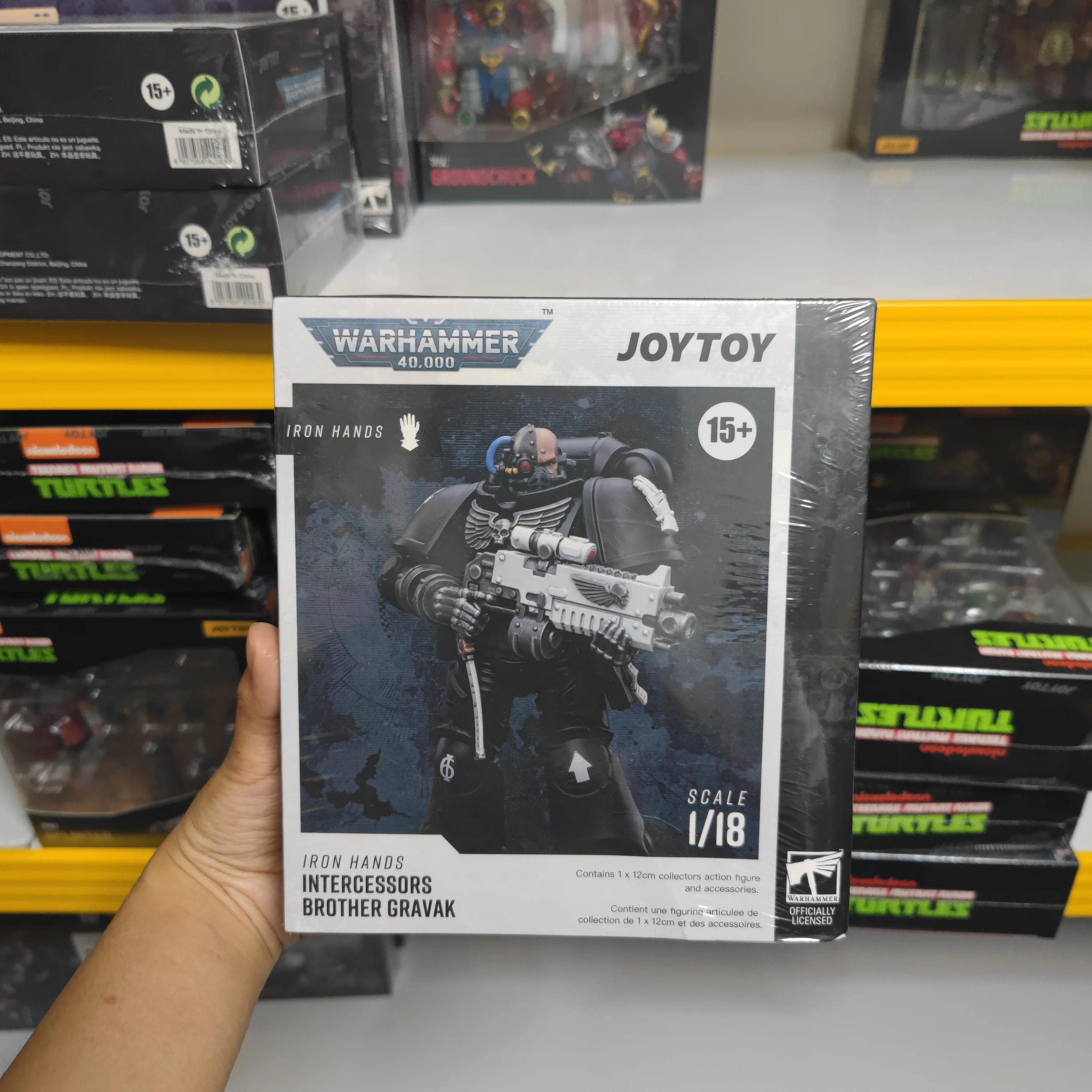 

【JOYTOY】Warhammer 40K Lron Hands Intercessors Brother Lgnar 1/18 Action Figure Toys