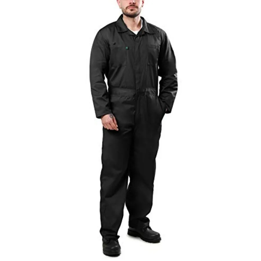 Kolossus Coveralls for Men Long Sleeve Cotton Blend Work Jumpsuit