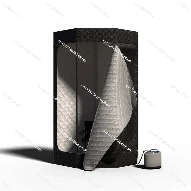 New Home Portable Full Body Sauna Kit Vertical Pentagon Steam Room with US ZA CN AU Plug