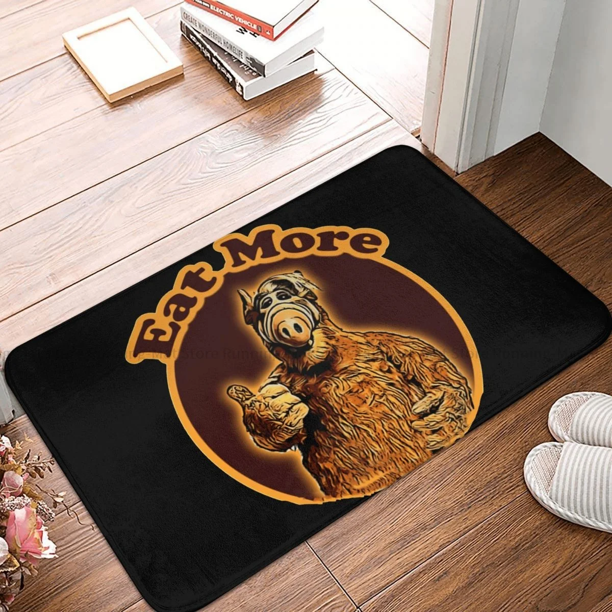 ALF The Animated Series Kitchen Non-Slip Carpet Eat More Bedroom Mat Welcome Doormat Floor Decor Rug