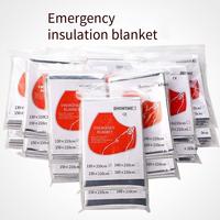 2-10pcs Outdoor Emergency Double-sided silver Survival Blanket Waterproof First Aid Rescue Curtain Foil Thermal Military Blanket