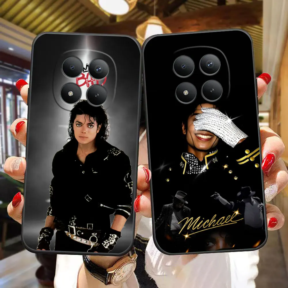 Phone Case For Xiaomi Redmi Note 15 14 13 12 12S 11 11T 11S 10 10S 9 Pro PLUS Case Funda Shell Cover M-Michael J-Jackson Singer