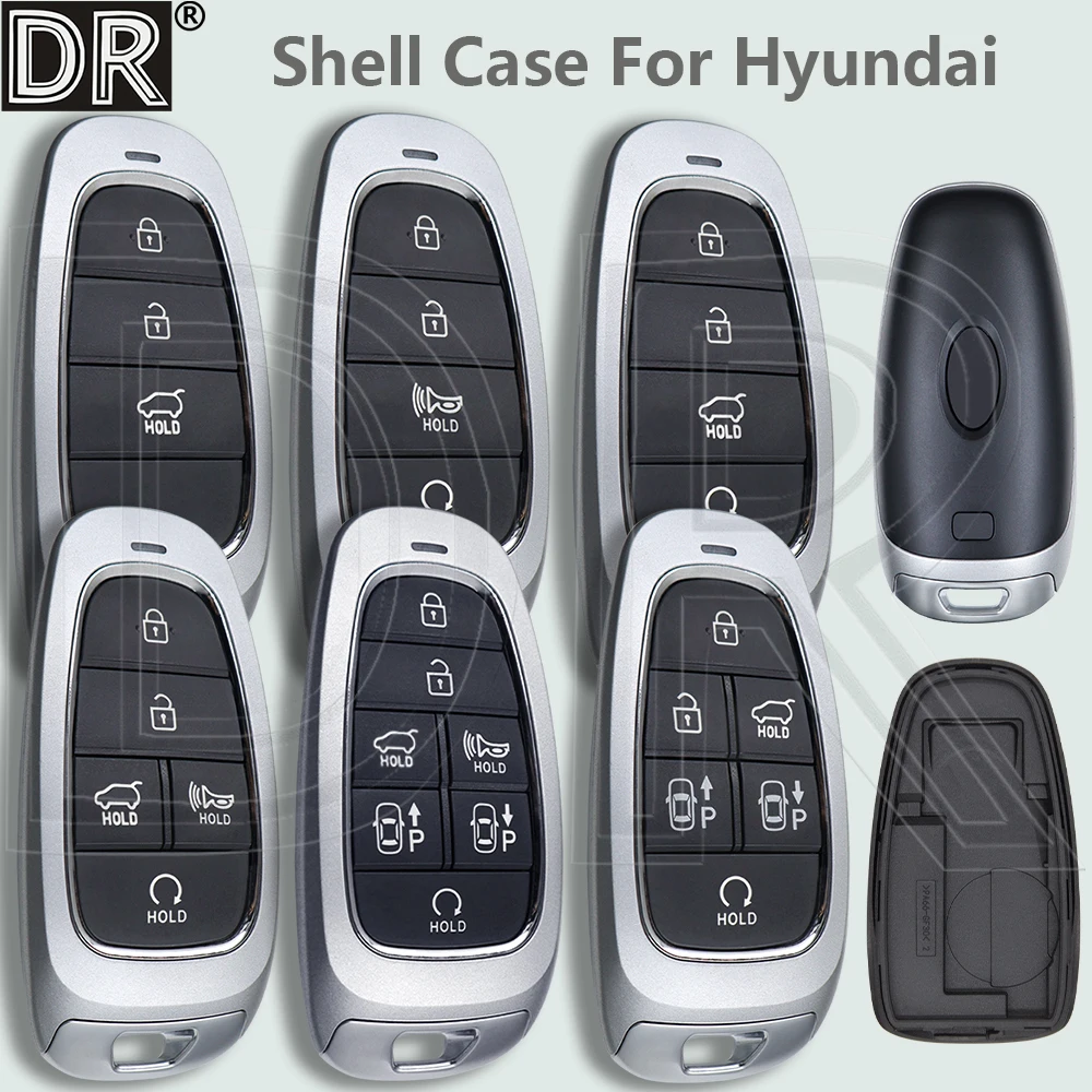 DR Replacement Car Key Shell Case For Hyundai Tucson NX4 Sonata Nexo DN8 Santa Fe TM Staria Ioniq Palisade Calligraphy Grandeur