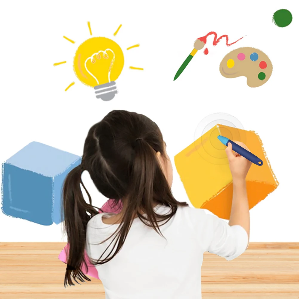 

Kids Stylus Pens with Tethers Tablet Stylus Pen Anti-Rolling Digital Pencil Easy Grip for iPad Air Mini Pro for Amazon Fire Kids