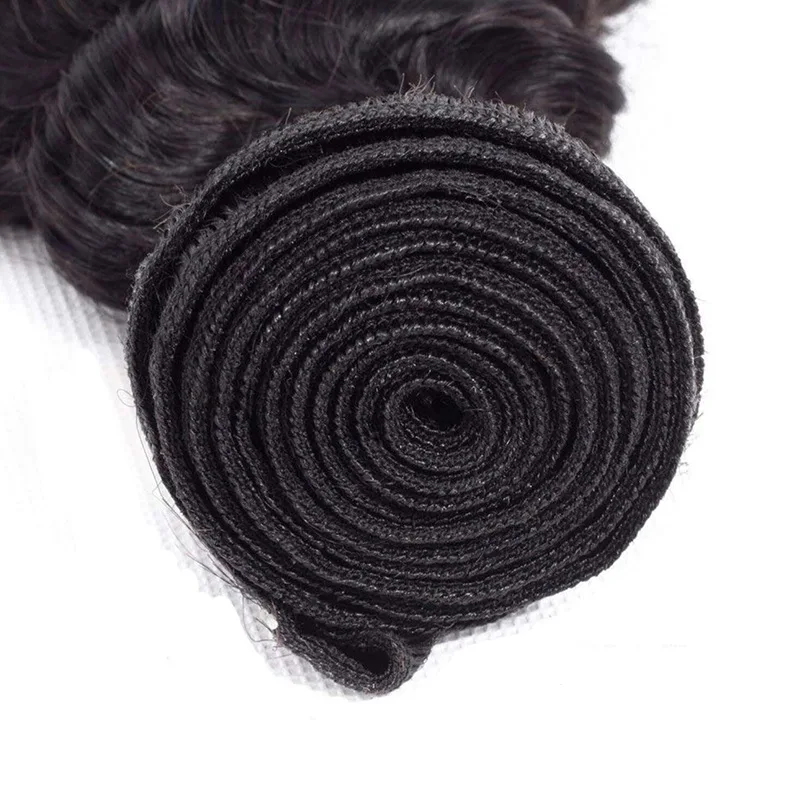 100% пучки человеческих волос 12А, необработанные пучки глубоких волн, плетение человеческих волос Maxine, пучки глубоких вьющихся волос, наращивание 100 г/шт.