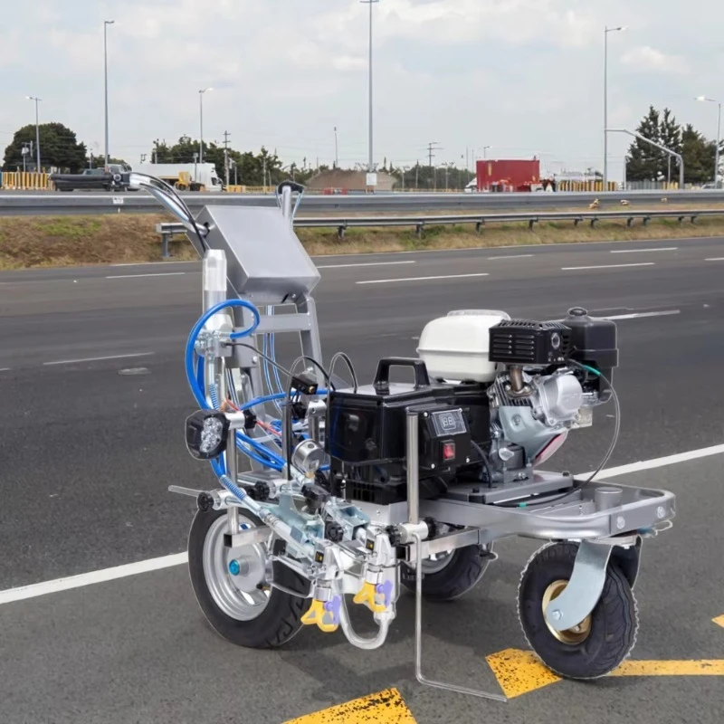 Multi Line Road Marking Machine Simultaneous Striper for Dashed Lines Solid Lines Roadway Edging Customized Safety Enhancement