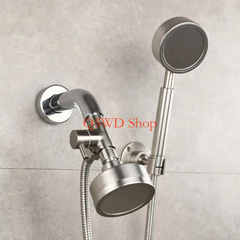 

Q5WD для T Brass Dish Arm Diverter для T -формы адаптер разъем для ванной комнаты