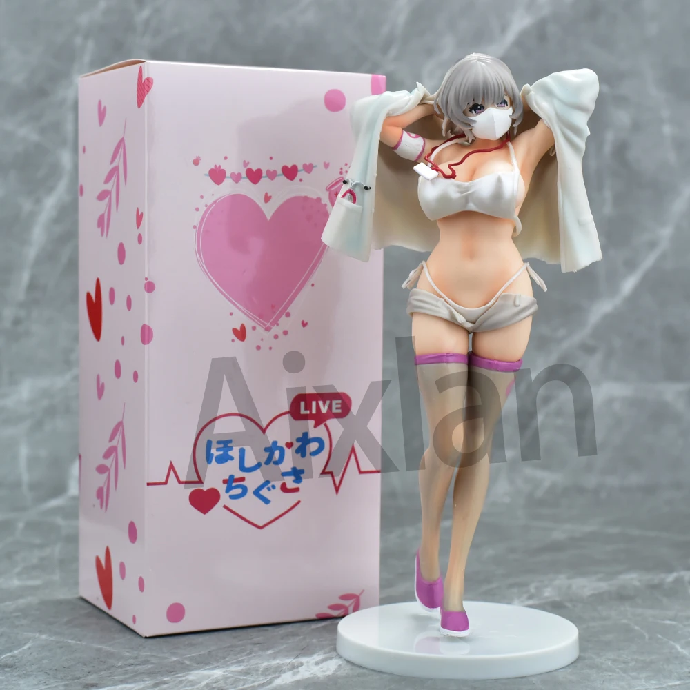 27CM Creators Collection Anime Hotvenus Nurse Hoshikawa Chigusa Sexy Girl PVC Action Figure Collectible Model Toys Kid Gift