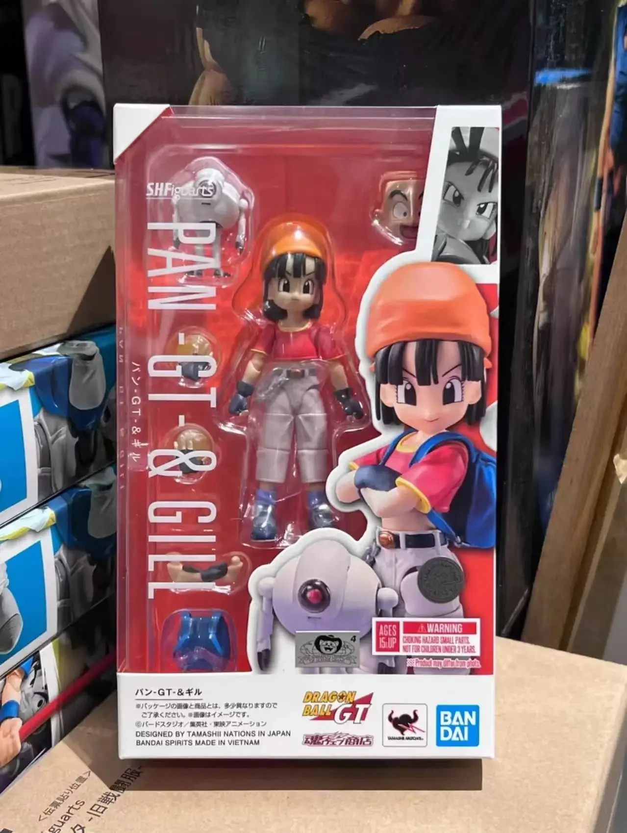 

Bandai SHF Dragon Ball GT Goku Granddaughter Xiaofang Giroud Candidate Figure PB Limited