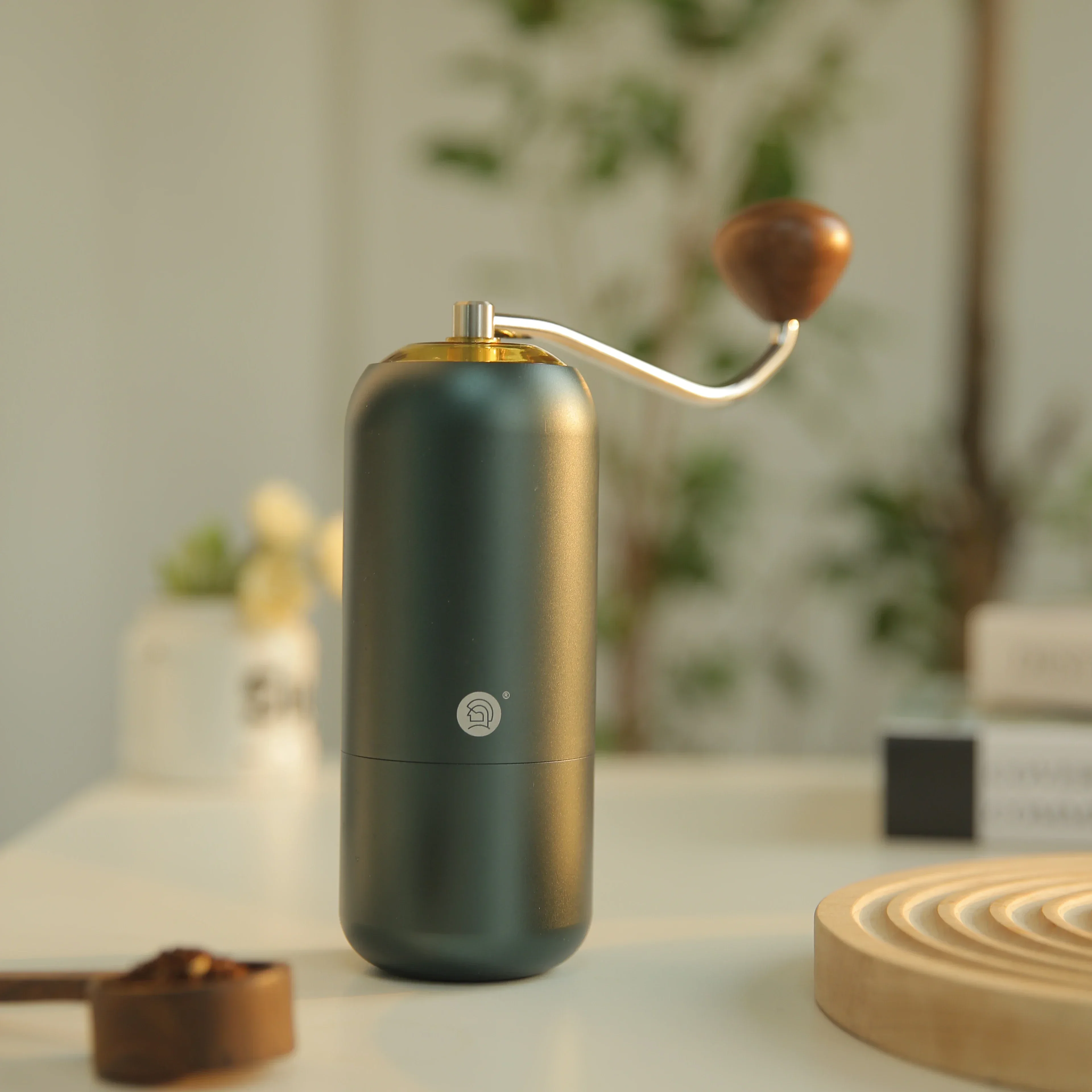 New New ZeroHero 48mm Stainless Steel Titanium Burr Manual Coffee Grinder