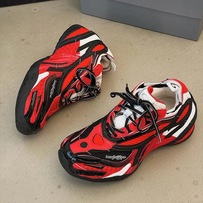 New Cool Men Shoes Running Unisex Gym Outdoor Shoes Men Top Quality Running Sneakers Men Thick Soled Running Sports Shoe Mans
