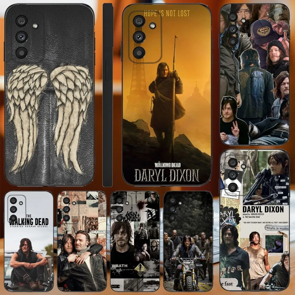 The W-Walkings D-Dead Daryl Dixon  Phone Case For Samsung Galaxy A13,A21s,A22,A31,A32,A52,A53,A71,A80,A91 Soft Black Cover