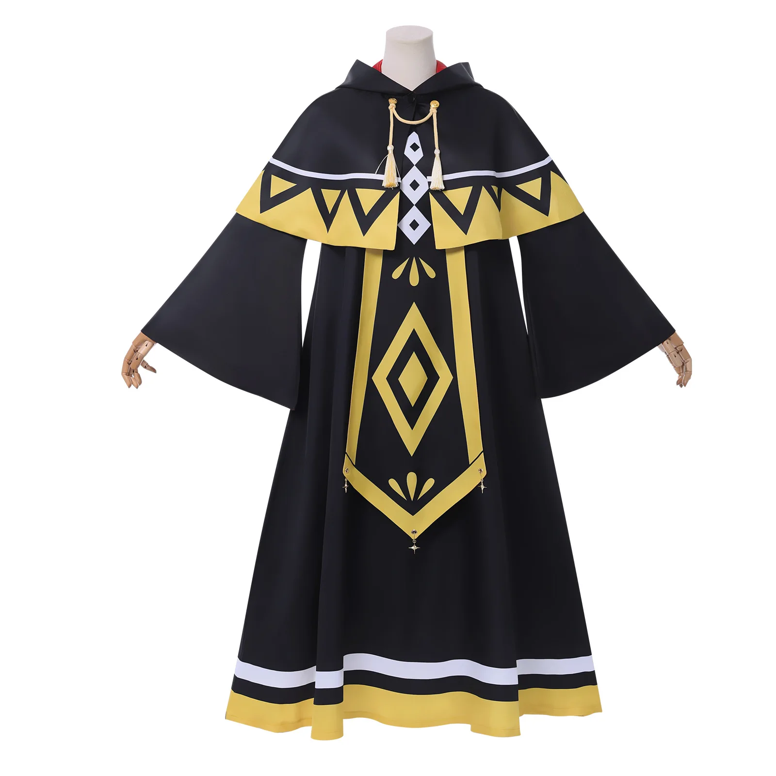 أسرار أنيمي الساحرة الصامتة مونيكا ايفريت تأثيري حلي شعر مستعار امرأة عيد الميلاد ملابس حفلات الهالوين