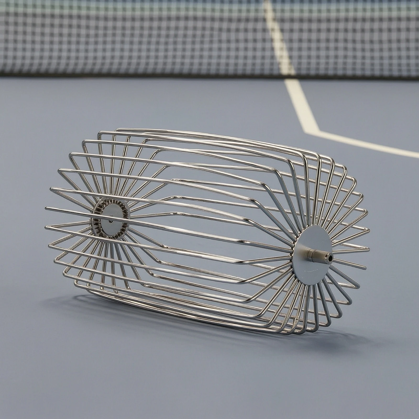 Tennis Ball Picker with Rolling Basket No-Bend Tennis Ball Picker Collector Roller Long-Lasting Lightweight