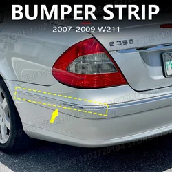 for 2007-2009 W211 Mercedes Benz E320 E350 E550, E63 AMG Front Rear Bumper Chrome Strip Trim 2118852321 2118852721