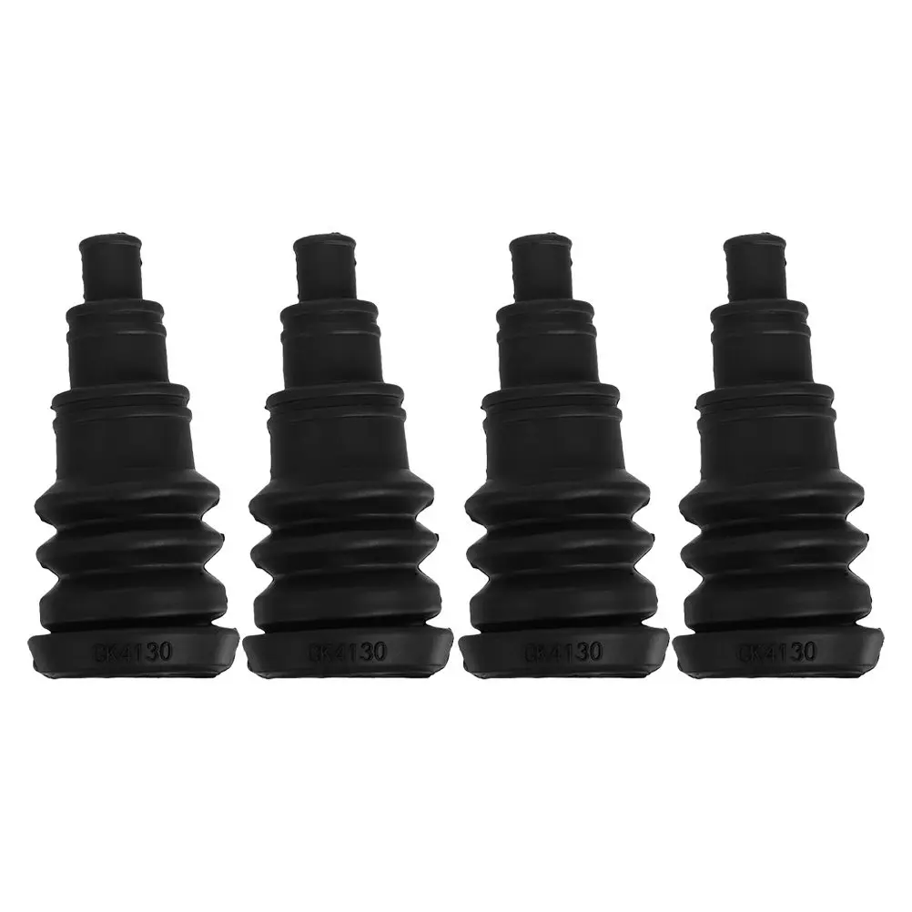 4Pcs Automotive Firewall Grommet Set Rubber Wire Bundle Boot High Elasticity Universal Car Cable Grommet Kit Weather Uv