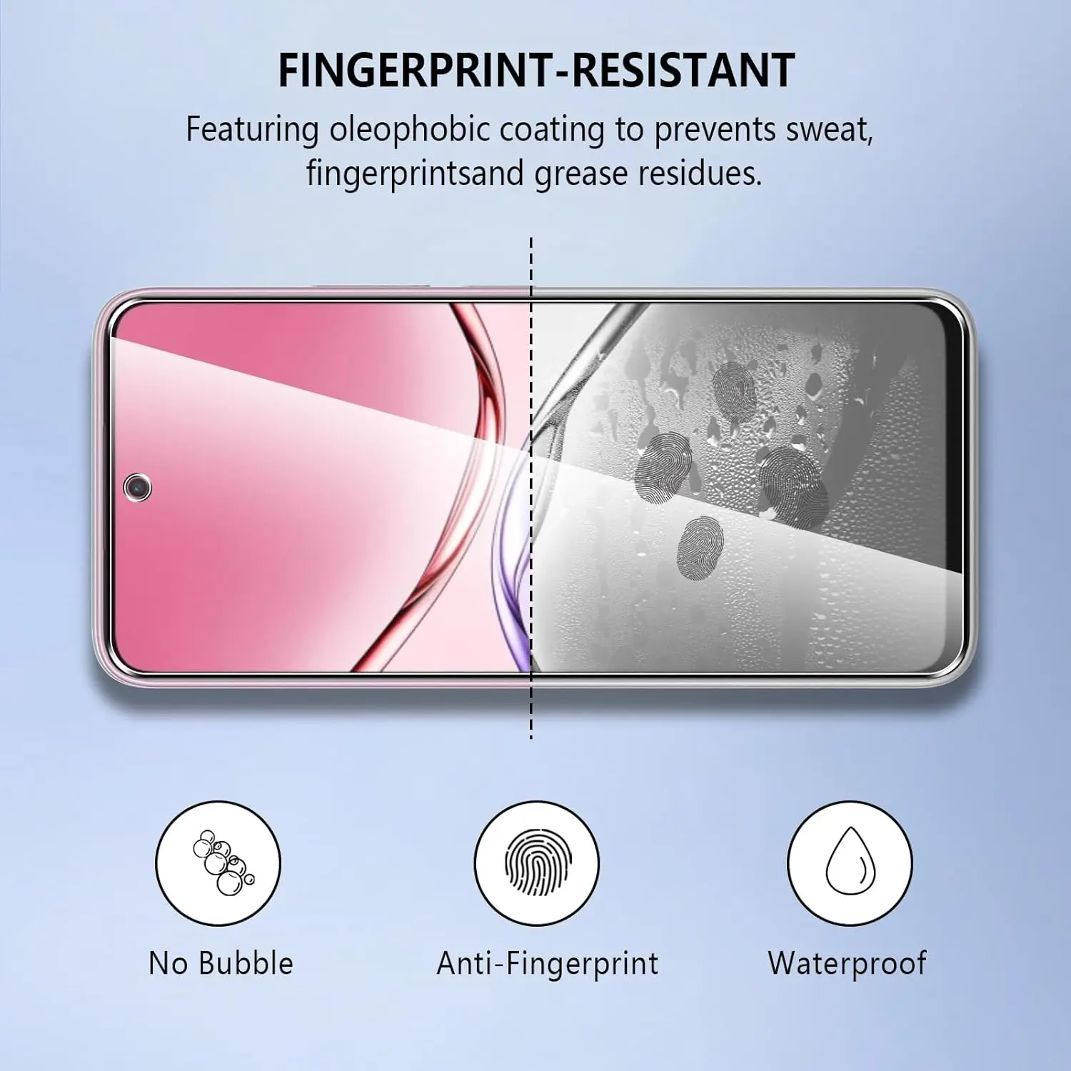 Imagen 4: Para TCL 605 Protector de pantalla de vidrio templado Película de vidrio