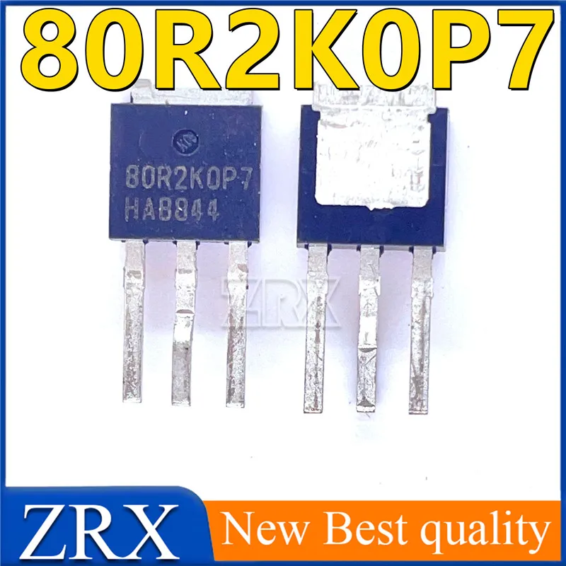5Pcs/Lot 80R2K0P7 IPS80R2K0P7 original imported field effect 800V 3A TO251-3 In Stock