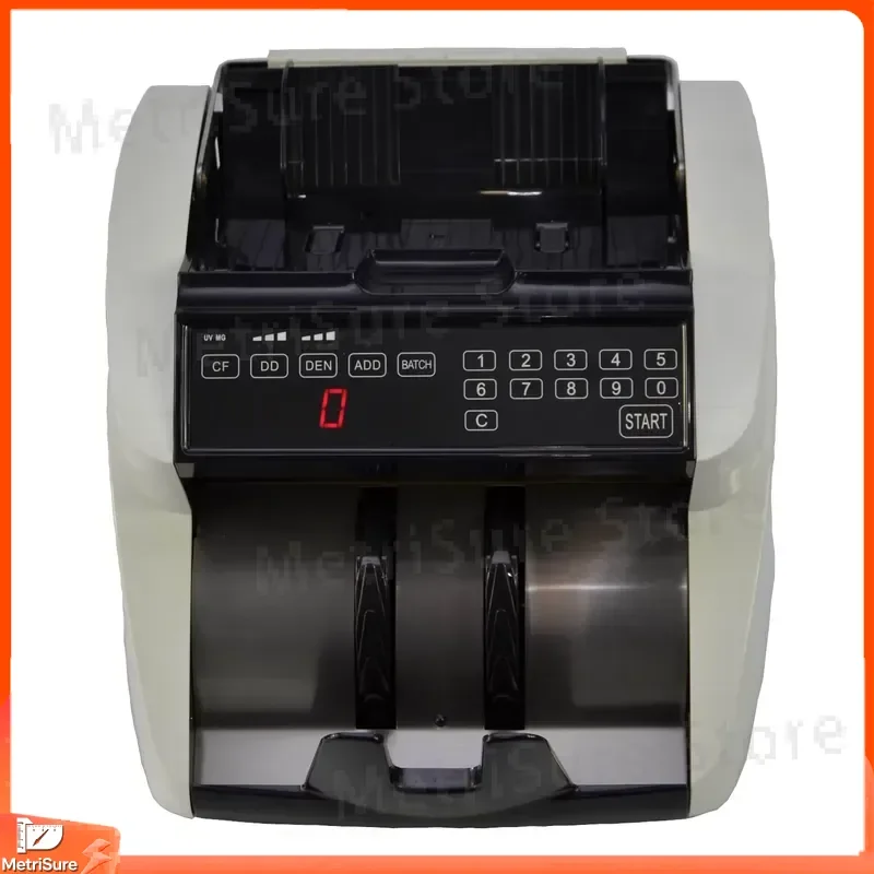 High Quality UV MG Banknote Counter for USD Euro Currency Counting Automatic Cash Counter with Magnetic Detection
