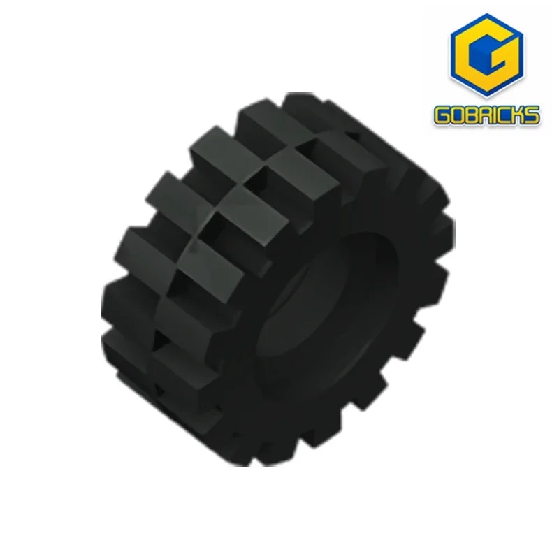 GDS-1071 pneumatico 15mm D. x 6mm battistrada Offset piccolo compatibile con lego 3641 blocchi educativi fai da te tecnici