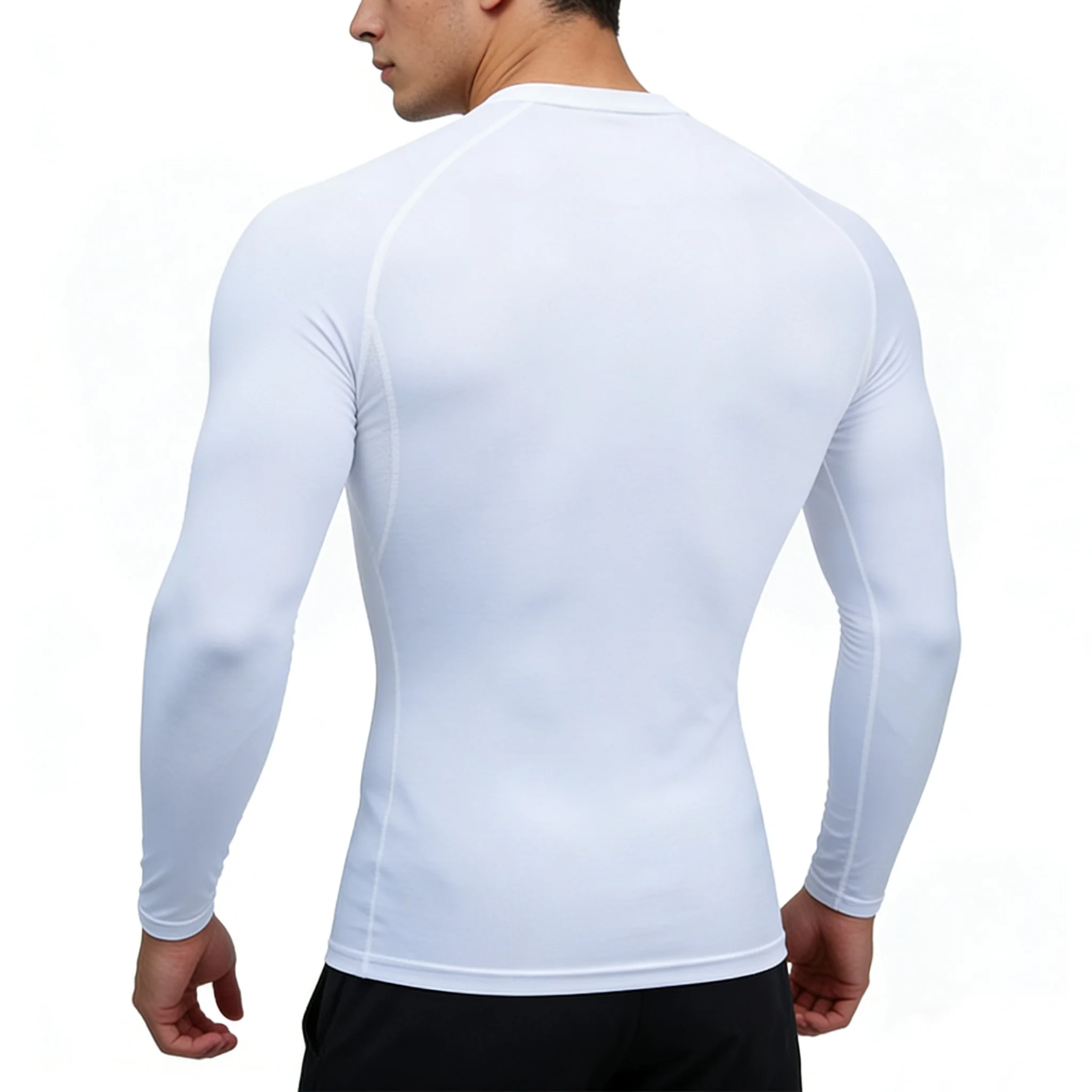 2025 Nuovo abbigliamento sportivo fitness alla moda slim fit, tuta da allenamento attillata con motivo t-shirt, tuta da basket da corsa compressa
