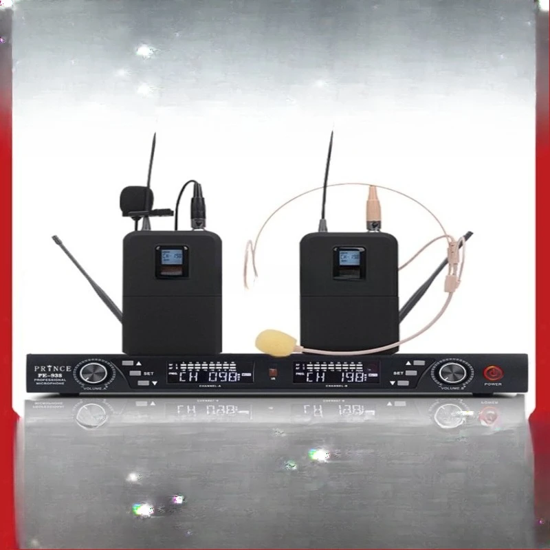 U-segment wireless microphone one to two professional dance headset head-mounted chest microphone one to four collar c