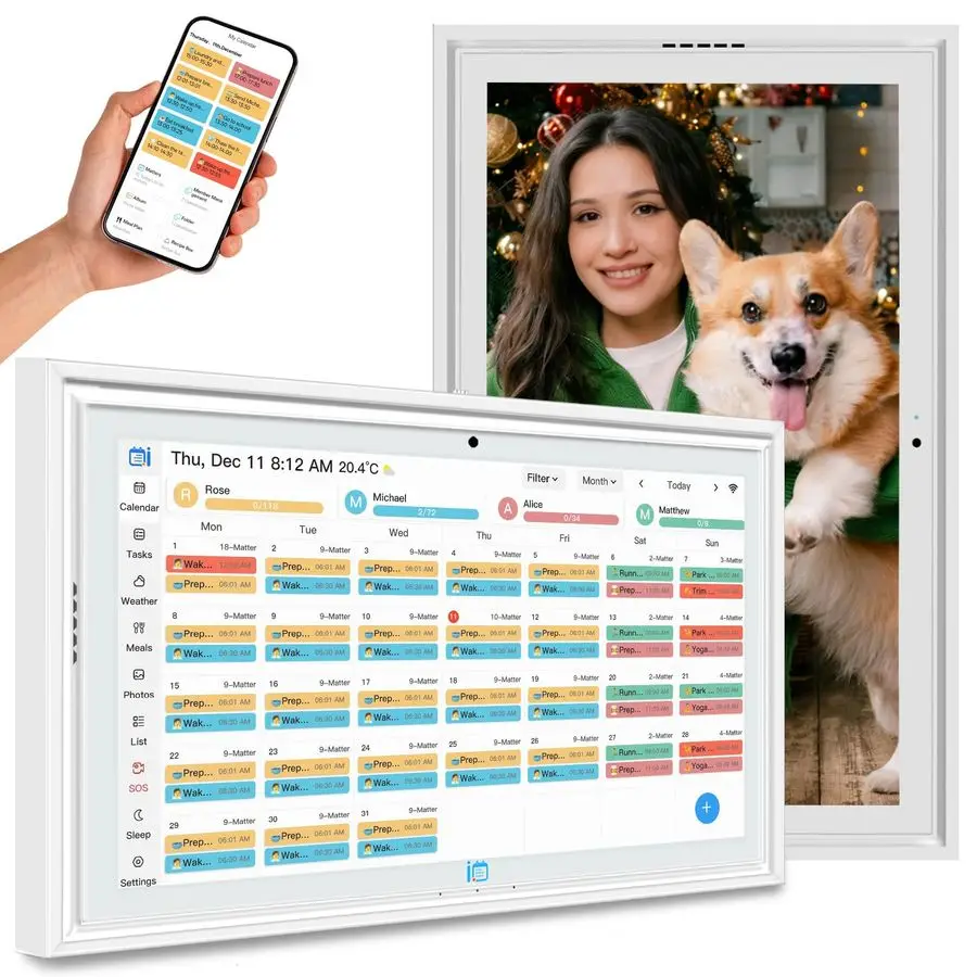 

Calendar wall touch screen 15.6 Great for Organizing Your 2026 Calendar, Syncs with Multiple Calendarsgoogle calendar Online, Ho
