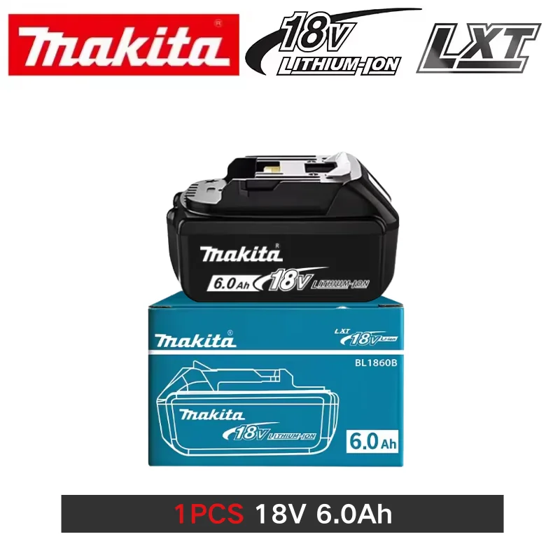 100% Genuine 18V Makita 6Ah Makita Battery BL1840 BL1830B BL1850B BL1850 BL1860 BL1815 Replacement Lithium Battery image 3